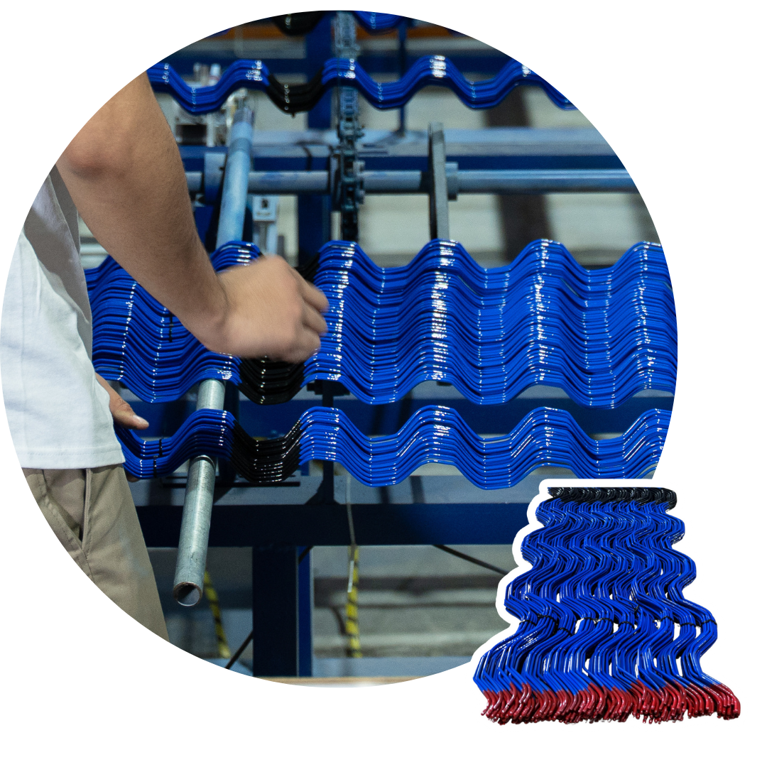 Plastic-Coated Zig Zag — Greenhouse Fastening